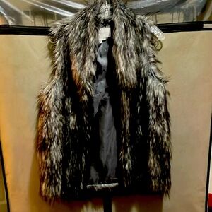 BCBGeneration Black and Gray Teddy Jacket Cozy Chic Style